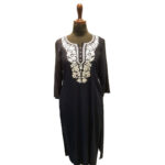 Black,-White-Embroidery-Kurtha-Top