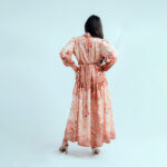 Dreamy-Floral-Brown-Dress—Front-Full-Styling