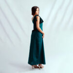 Emarald-One-Shoulder-Bow-Dress—Front